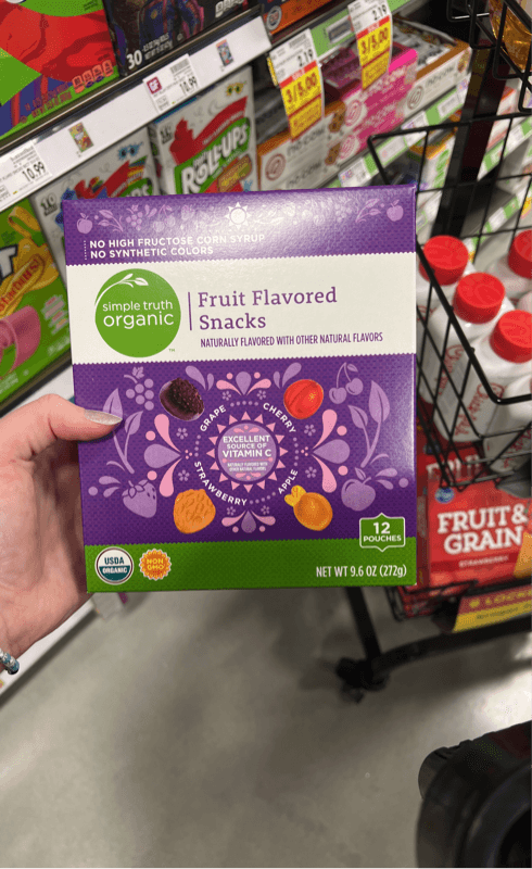 Simple Truth Organic Fruit Flavored Snacks