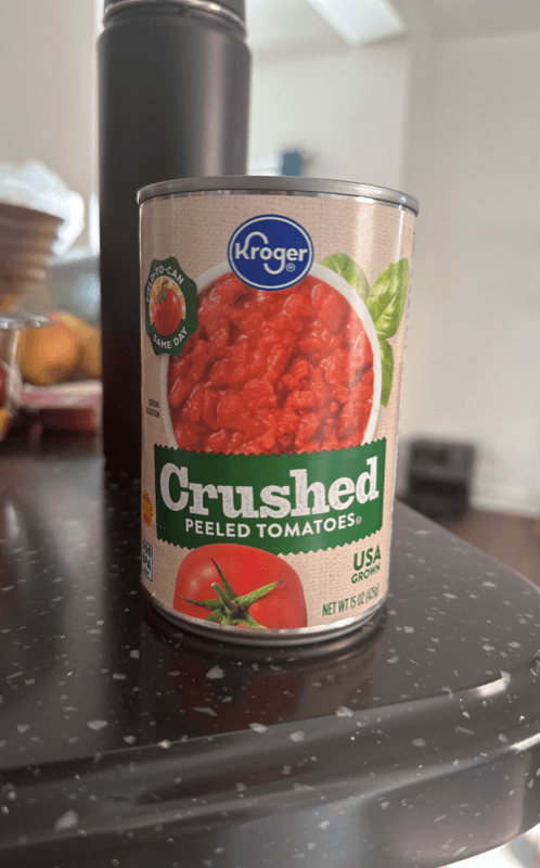 Kroger Crushed Peeled Tomatoes