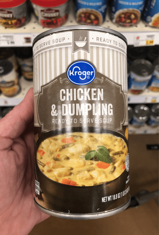 Kroger Chicken & Dumpling Soup