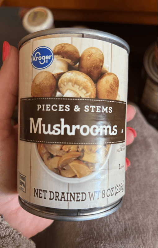 Kroger Pieces & Stems Mushrooms