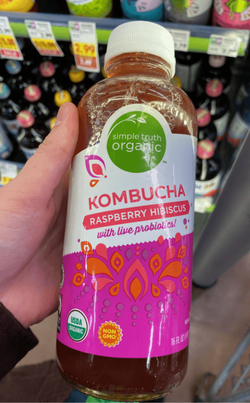 Simple Truth Organic Raspberry Hibiscus Kombucha With Live Probiotics