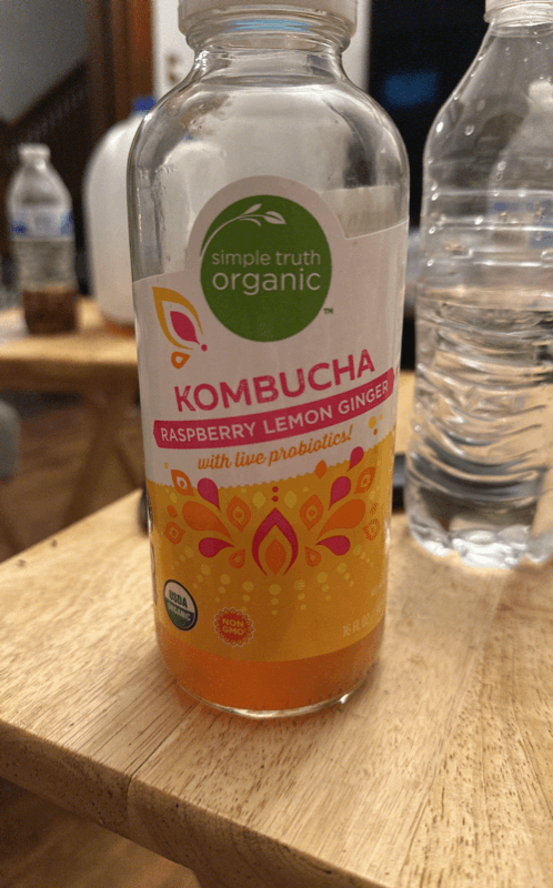Simple Truth Organic Kombucha Raspberry Lemon Ginger