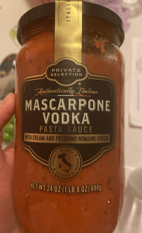 Private Selection Mascarpone Vodka Pasta Sauce