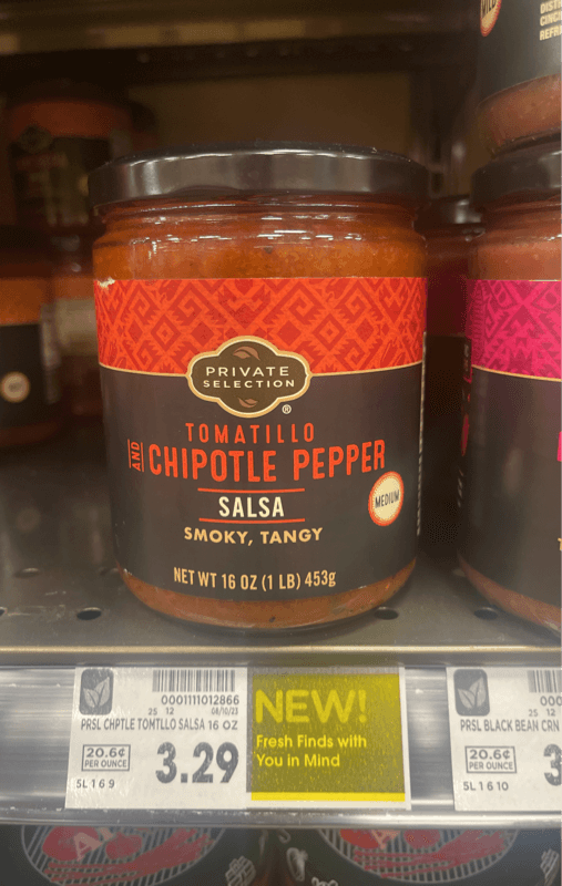 Private Selection Tomatillo And Chipotle Pepper Salsa Medium