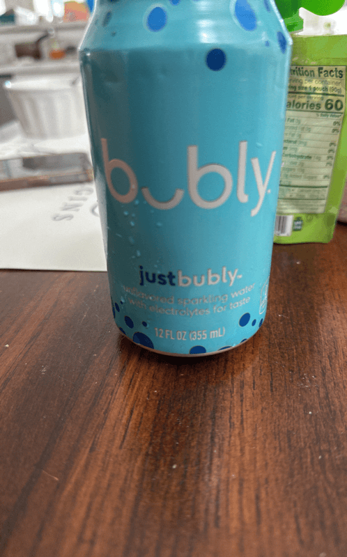 Bubly Just Bubly Unflavored Sparkling Water