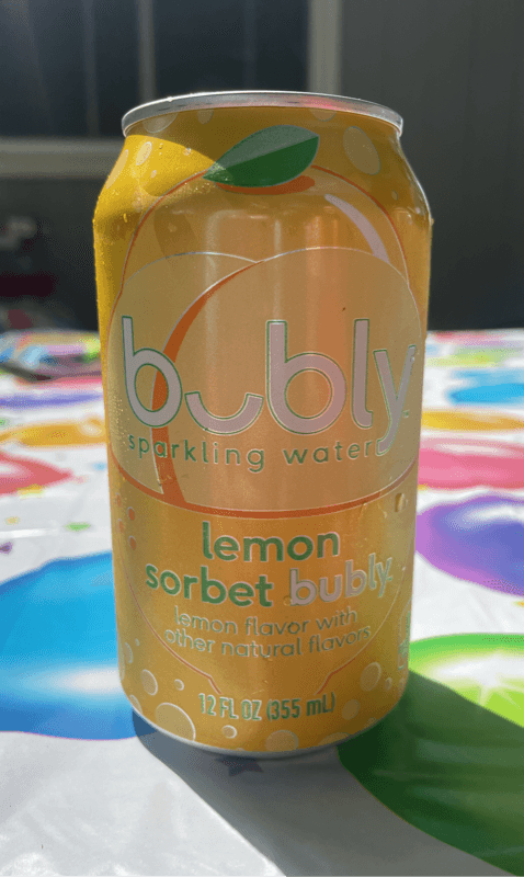 Bubly Lemon Sorbet Sparkling Water