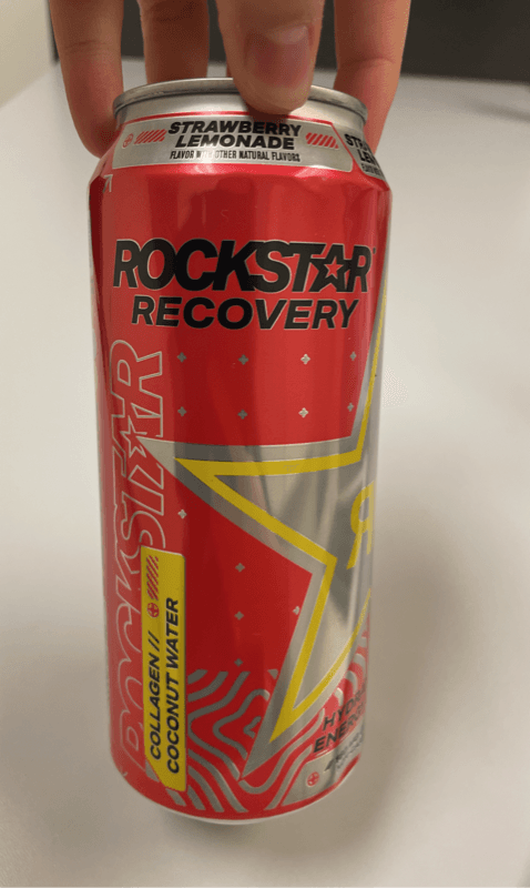 Rockstar Recovery Strawberry Lemonade Energy Drink
