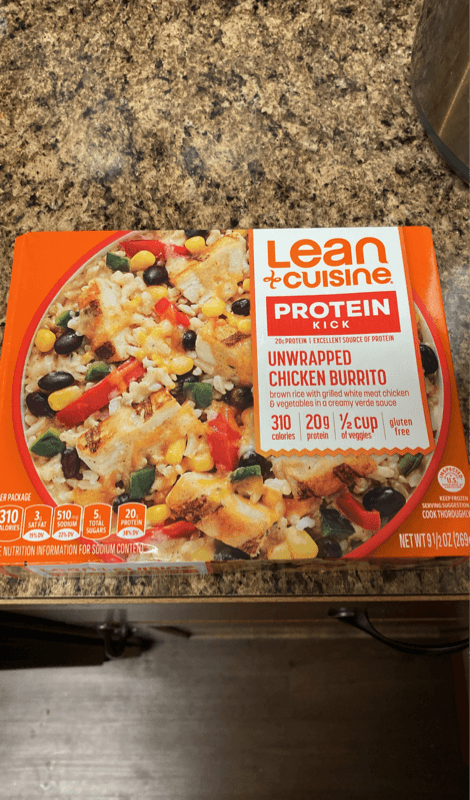 Lean Cuisine Protein Kick Unwrapped Chicken Burrito
