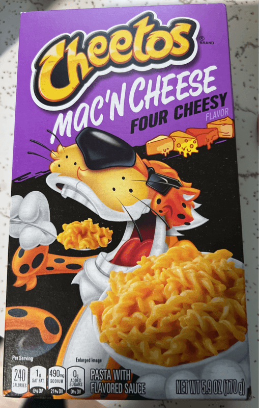 Cheetos Mac'N Cheese Four Cheesy Flavor