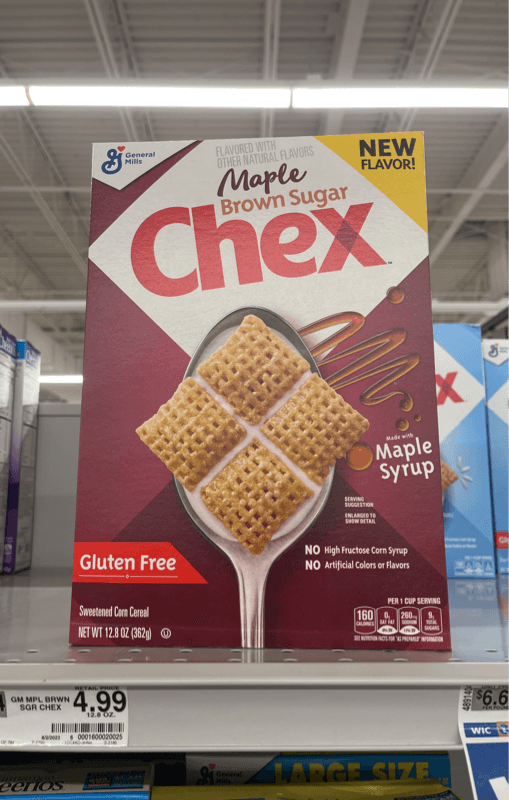 General Mills Maple Brown Sugar Chex