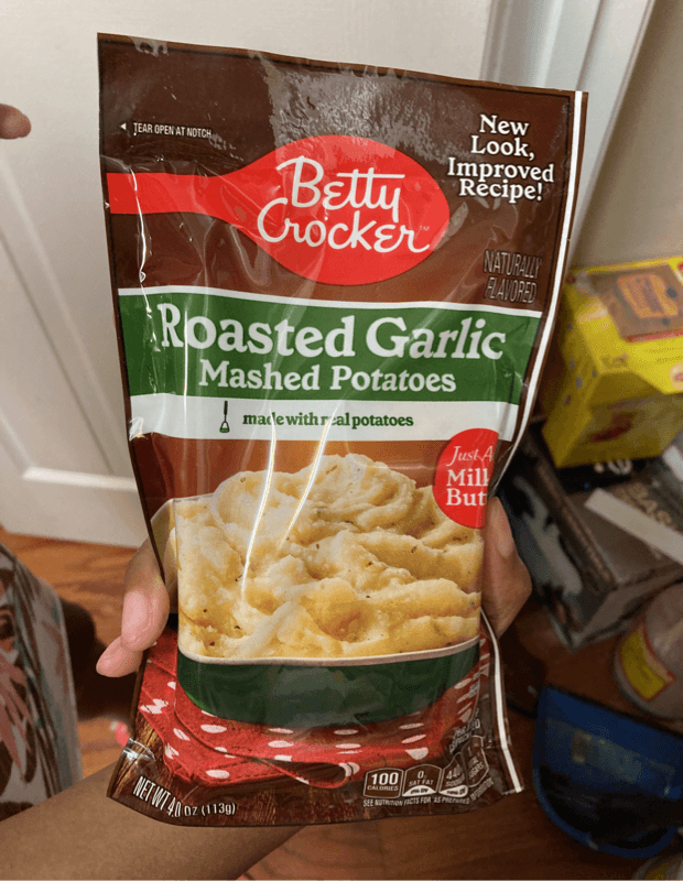 Betty Crocker Roasted Garlic Mashed Potatoes