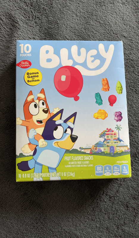 Betty Crocker Bluey Fruit Flavored Snacks