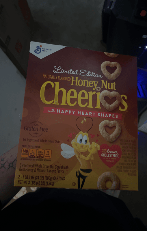General Mills Honey Nut Cheerios Whole Grain Oat Cereal