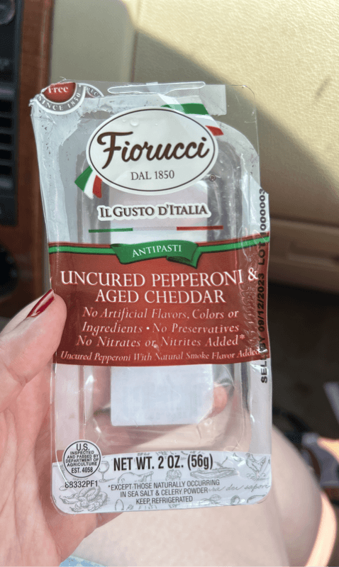 Fiorucci Uncured Pepperoni & Aged Cheddar