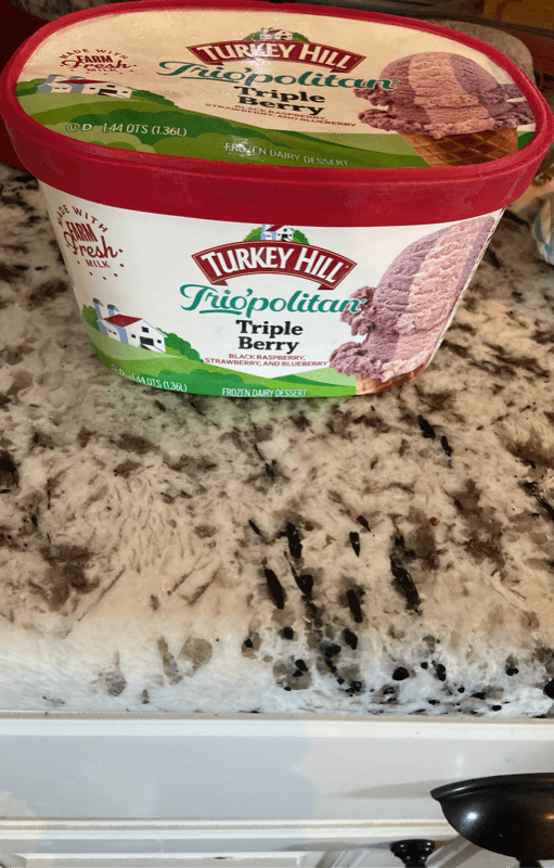 Turkey Hill Trio'Politan Triple Berry  Dairy Dessert