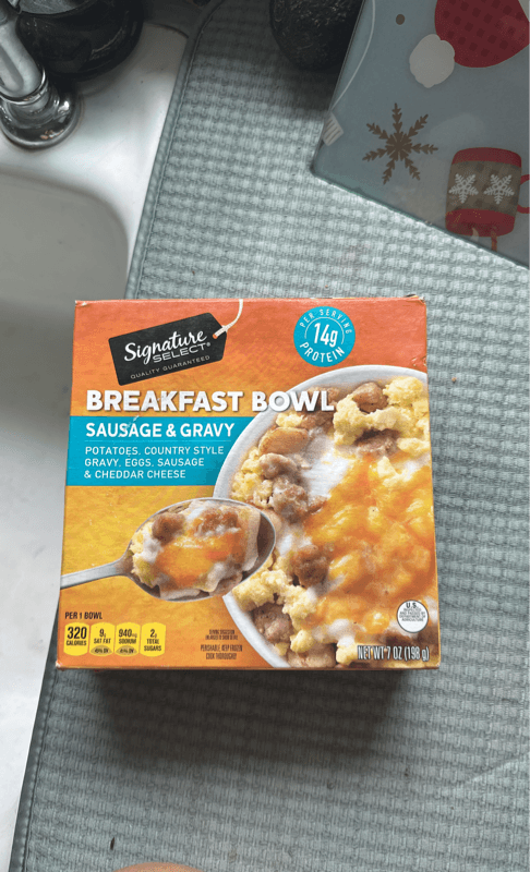 Signature Select Breakfast Bowl Sausage And Gravy