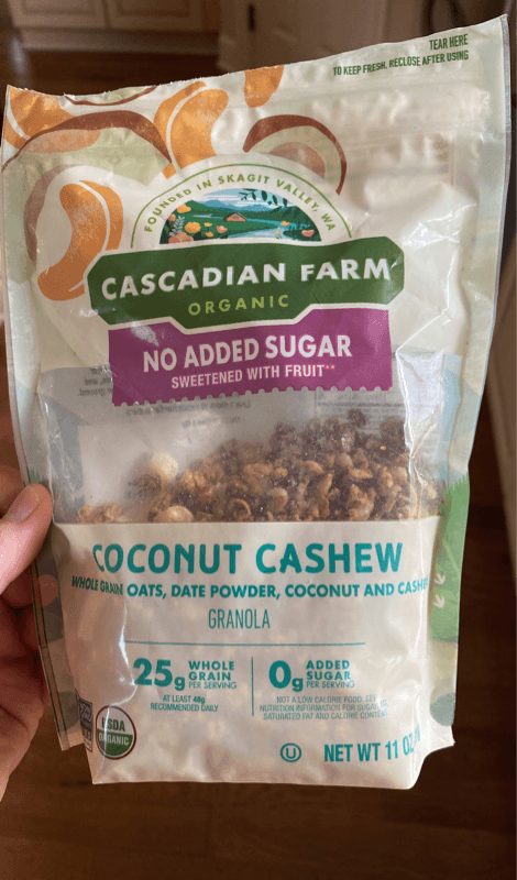 Cascadian Farm Organic Coconut Cashew Granola