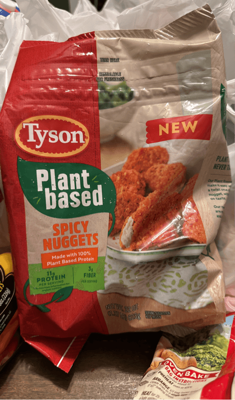 Tyson Plant Based Spicy Nuggets