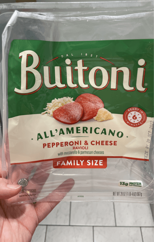 Buitoni All'Americano Pepperoni & Cheese Ravioli Family Size