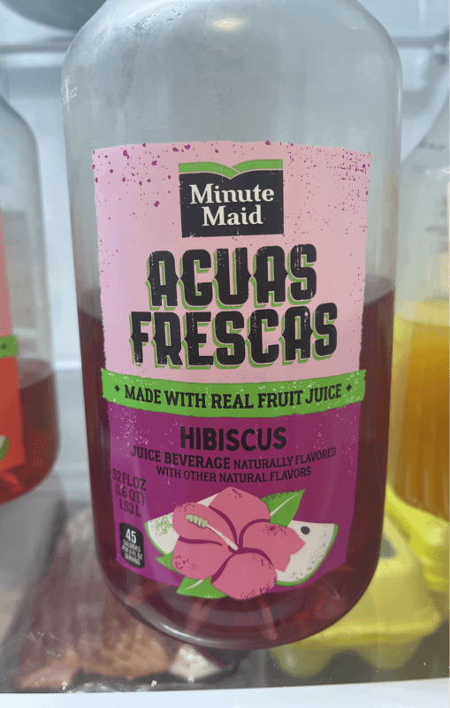 Minute Maid Aguas Frescas Hibiscus Juice Beverage