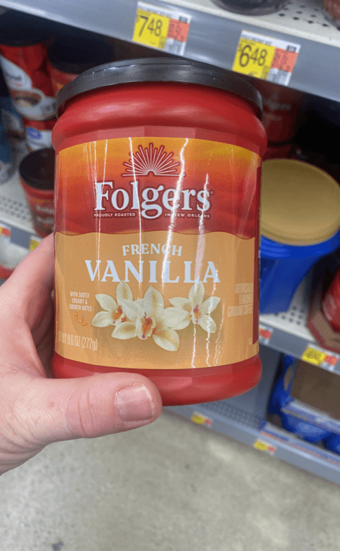 Folgers French Vanilla Flavored Ground Coffee