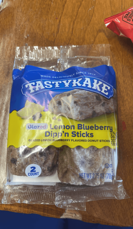 Tastykake Glazed Lemon Blueberry Dipp'N