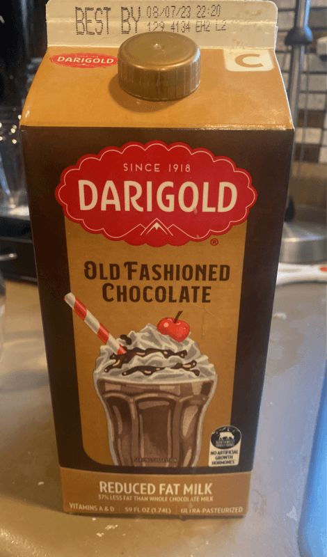 Darigold Old Fashioned Chocolate Reduced Fat Milk