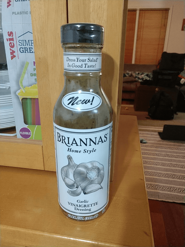 Briannas Garlic Vinaigrette Dressing