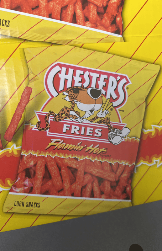 Chester'S Fries Flamin' Hot Corn Snacks