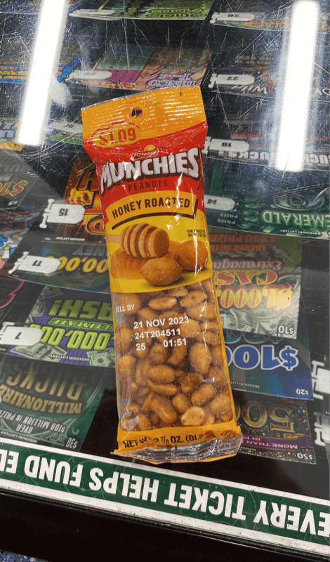 Frito Lay Munchies Honey Roasted Peanuts