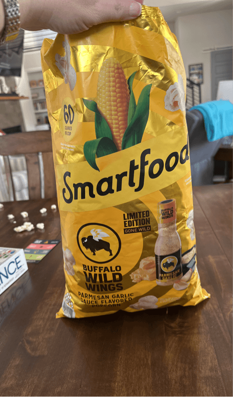 Smartfood Buffalo Wild Wings Parmesan Garlic Sauce Flavored Popcorn