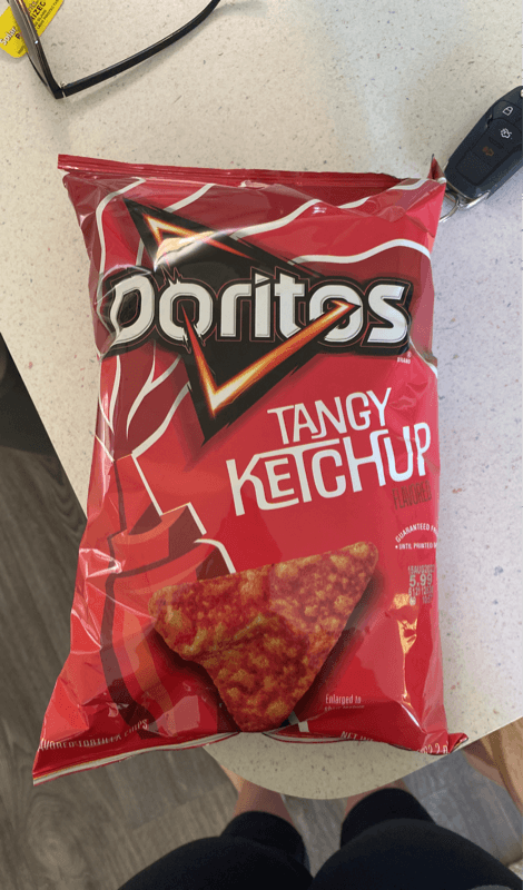 Doritos Tangy Ketchup Flavored Tortilla Chips
