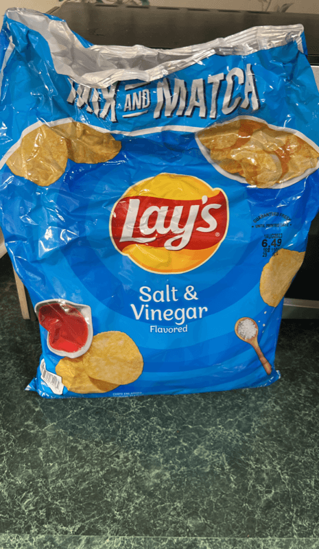 Lay'S Mix And Match Salt Vinegar Flavored Potato Chips