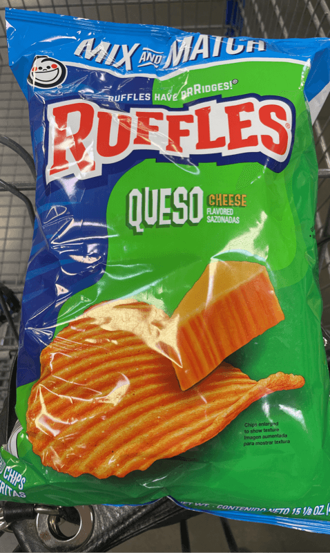 Ruffles Queso Flavored Potato Chips