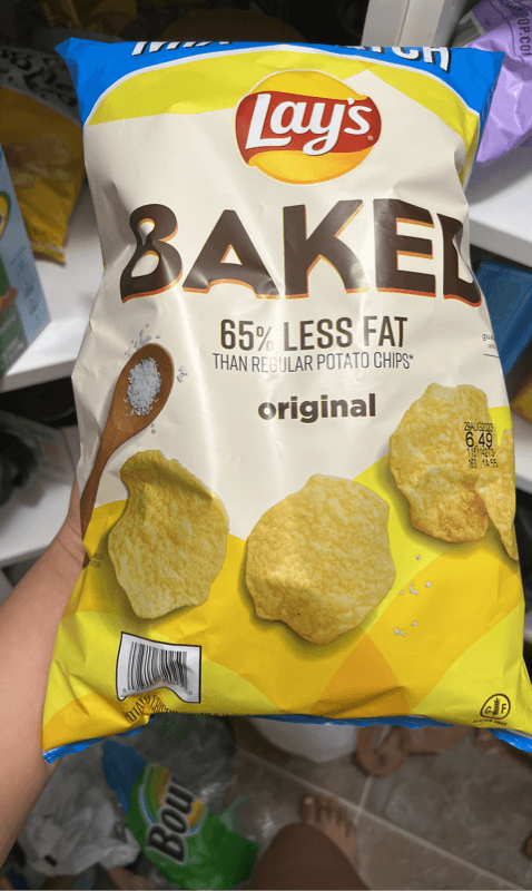 Lay'S Original Baked Potato Chips 65% Less Fat