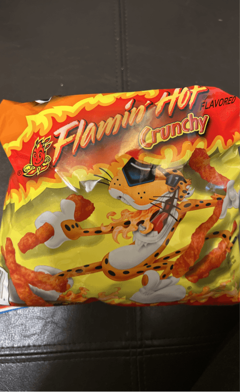 Cheetos Crunchy Flamin' Hot Flavored