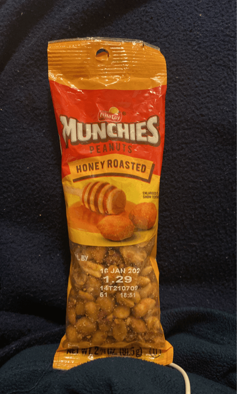 Frito Lay Munchies Peanuts Honey Roasted