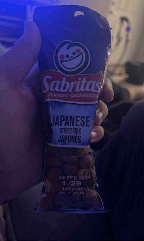 Sabritas Peanuts Japanese Style
