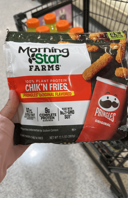 Morningstar Farms 100% Plant Protein Chik'N Fries Pringles Original Flavored