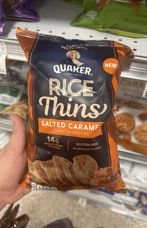 Quaker Oats Rice Thins Salted Caramel