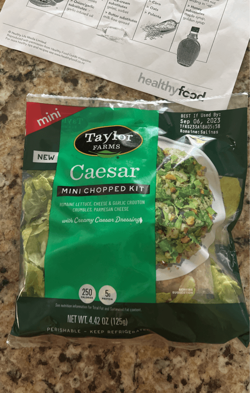 Taylor Farms Caesar Mini Chopped Kit