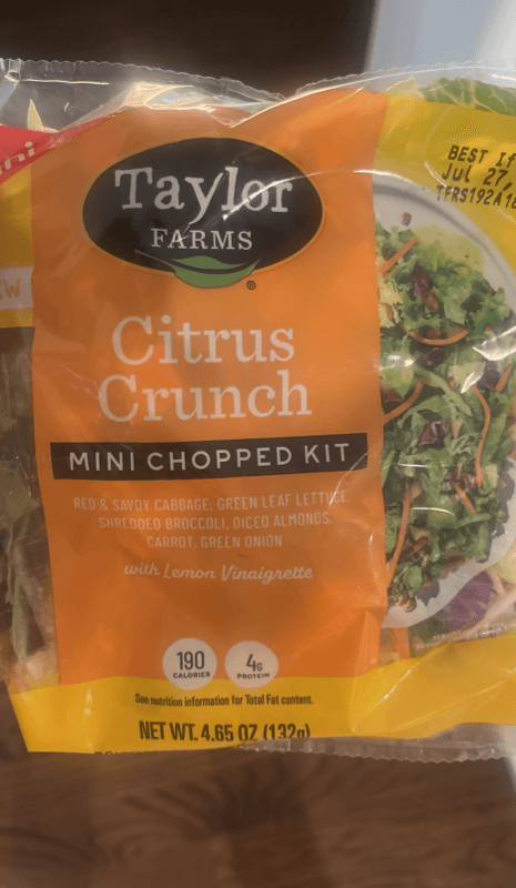 Taylor Farms Citrus Crunch Mini Chopped Salad Kit