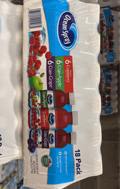Ocean Spray Juice Drink Variety Pack: Cranberry, Cran•Apple, And Cran•Grape
