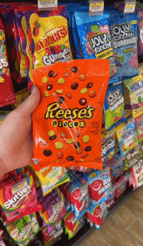 Reese'S Pieces Peanut Butter Candy In A Crunchy Shell