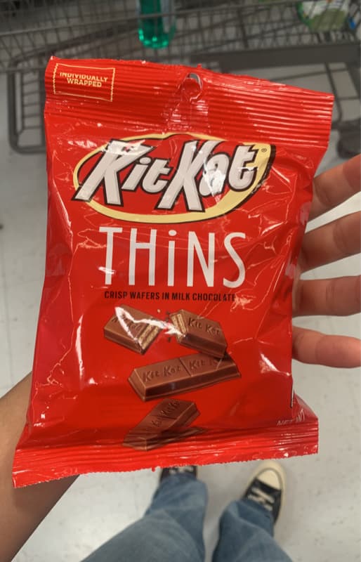 Kitkat Thins Crisp Wafers In Milk Chocolate