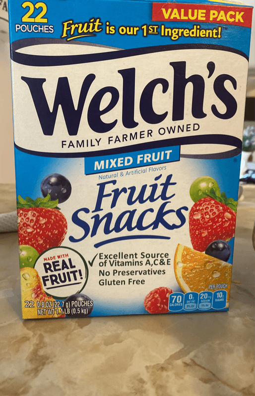 Welch'S Fruit Snacks Mixed Fruit