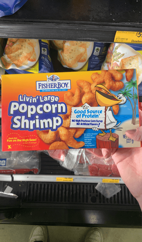 Fisher Boy Livin'Large Popcorn Shrimp