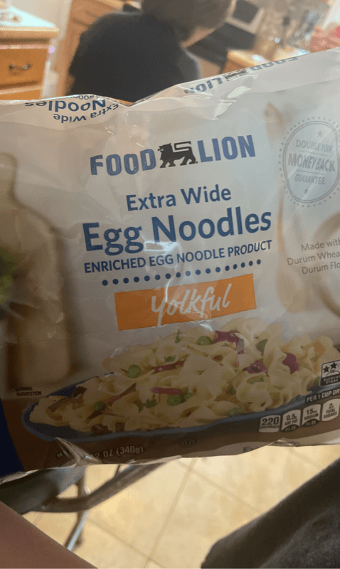Food Lion Yolkful Extra Wide Egg Noodles