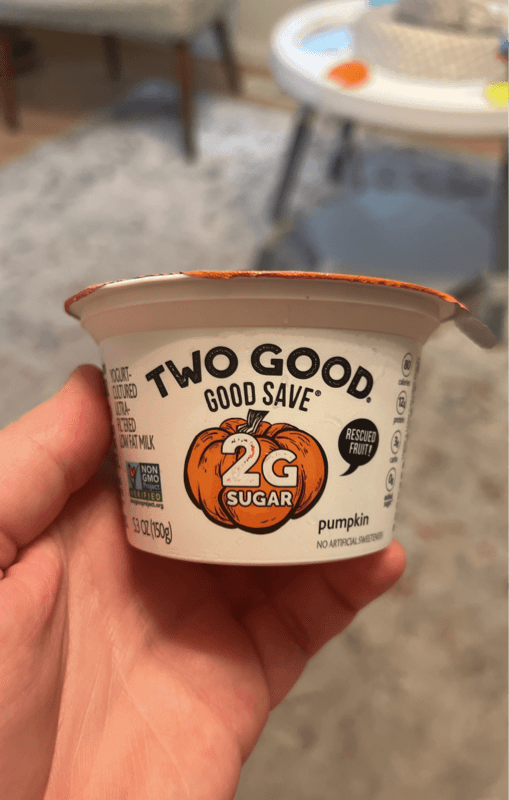 Two Good Good Save Pumpkin Yogurt