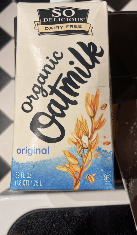 So Delicious Organic Oat Milk Original, Dairy Free